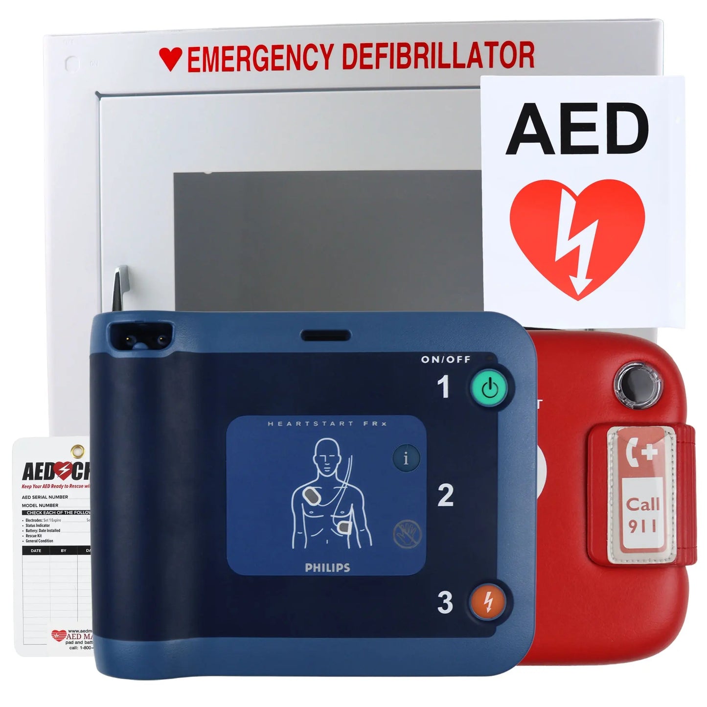 Philips Heartstart FRx - Recertified AED Value Package (Lifelock Medical Refurbished) - First Aid Market