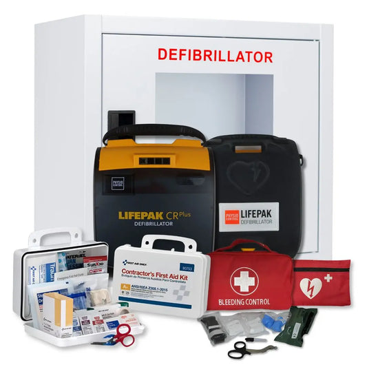 Physio Control Recertified Lifepak CR Plus Complete First Aid and AED Value Package - First Aid Market