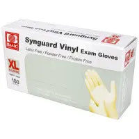 Powder Free Vinyl Exam Gloves - Large - 100 Per Box - ROYPFV206L - First Aid Market