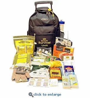 Roll and Go Survival Kit on Wheels - One Person - First Aid Market