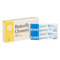 Sterile Adhesive Butterfly Closure, 16 Per Box - 0119 - First Aid Market