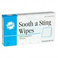 Sting & Bite Relief Wipes, 10 per box, 0441 - First Aid Market