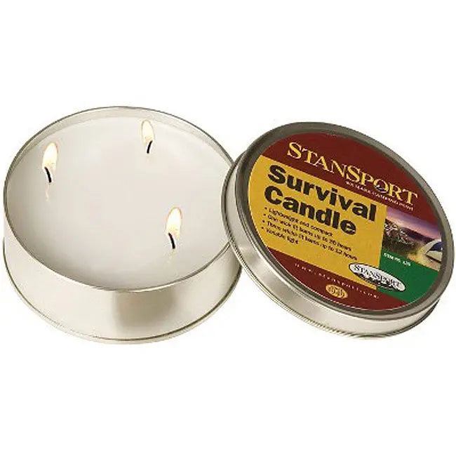 Survival Emergency Candle, Burns 36 Hours - First Aid Market