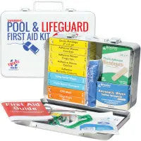 Swimming Pool & Lifeguard First Aid Kit - Metal - First Aid Market