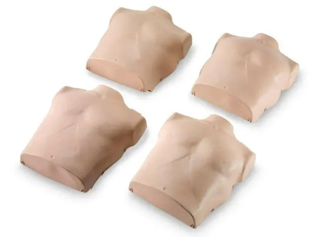 TORSO REPLACEMENTS FOR PRESTAN ADULT MANIKINS - 4 PACK - MEDIUM SKIN - First Aid Market