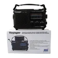 The Kaito Voyager - Solar & Crank Weather Alert Radio - First Aid Market