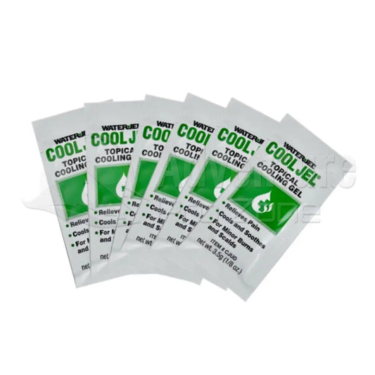 Water Jel Brand Cool Jel Burn Relief, 3.5 gram - 6 per box - First Aid Market