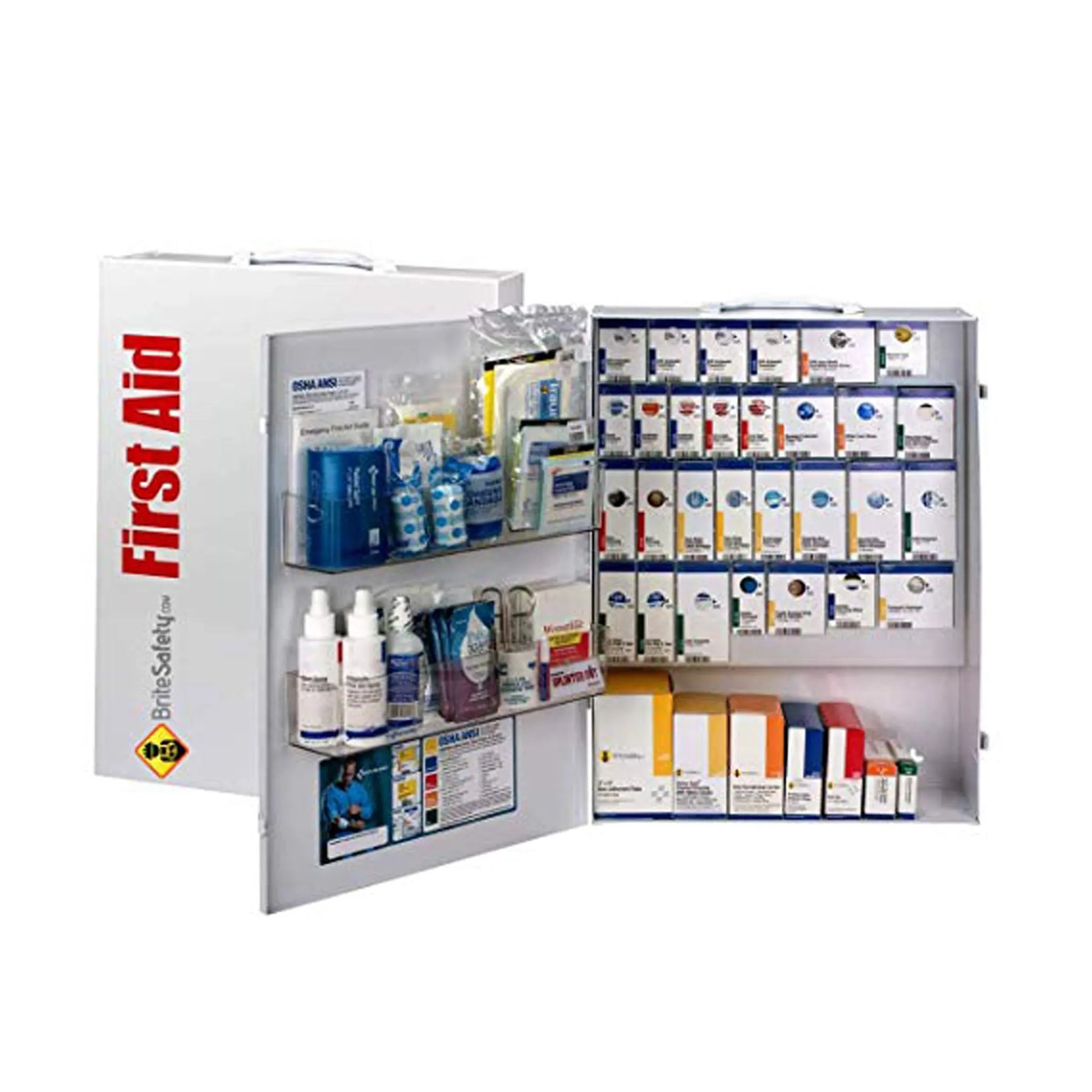 XL Metal Smart Compliance Food Service First Aid Cabinet without Meds - First Aid Market